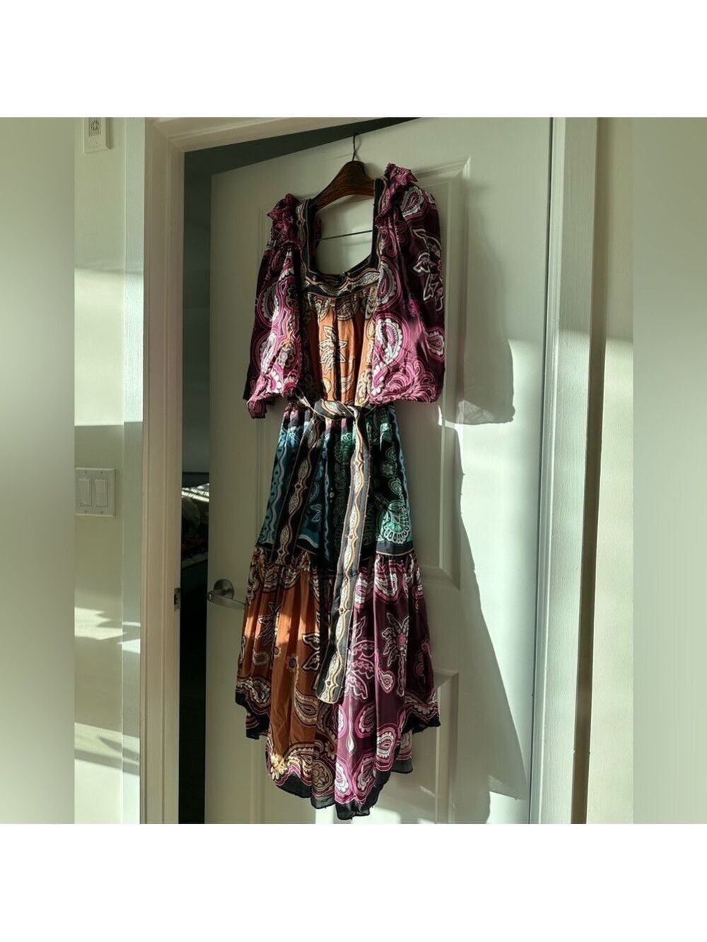 Farm Rio Multicolor Sweet Mermaids Midi Dress - Picture 6 of 10